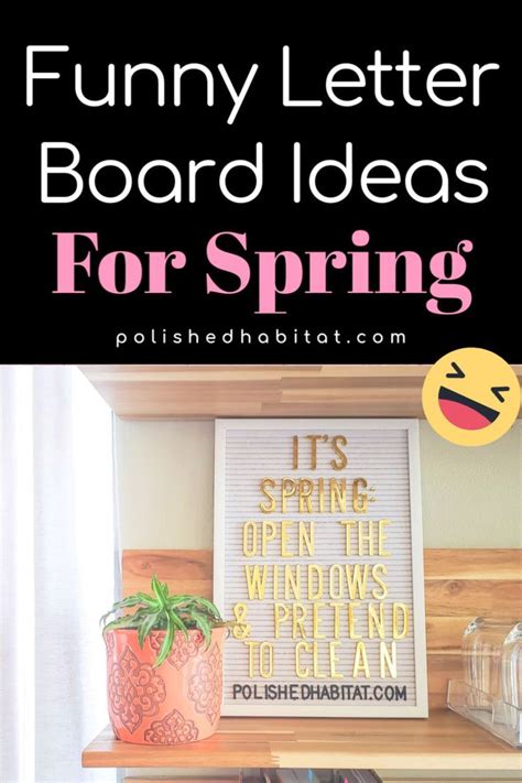 funny spring letter board ideas|funny spring sayings for signs.